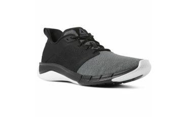 Reebok Men's Print Run 3.0 Shoes Black True Grey White